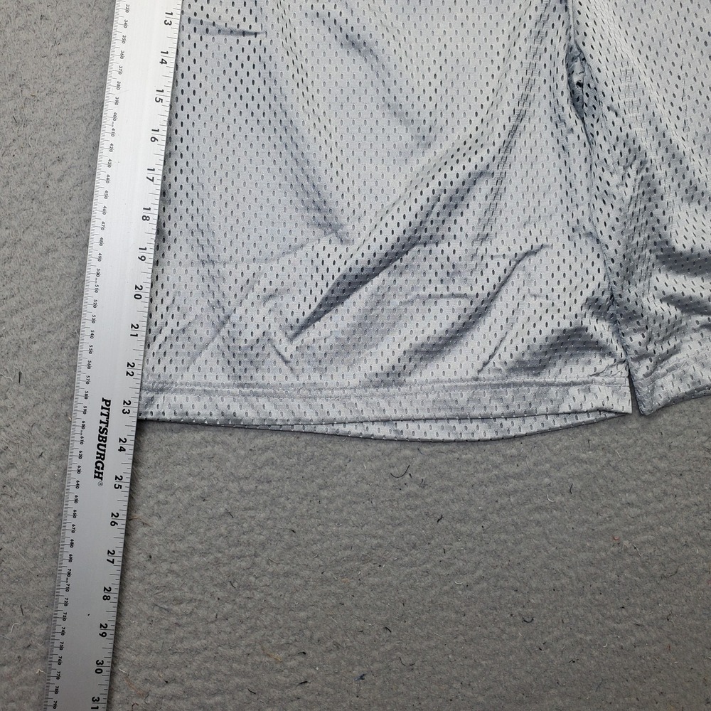 Players Express Collection Mesh Shorts Mens L Gray Athletic Gym Training Pull On - Picture 4 of 8